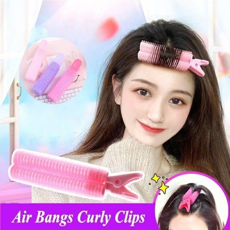 Jepitan Roll Rambut Korea / Roll Rambut jepitan poni / Roll Poni 2in1