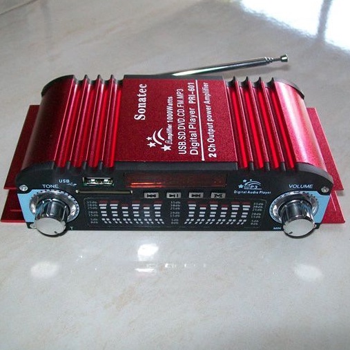 Amplifier Digital Player PRI-601 Stereo + Mp3 player + FM Radio ( USB/SD/DVD/CD/ MMC Card )