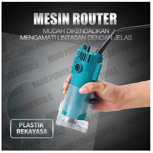 MAILTANK SH134 Mesin Trimmer 370 / Router Profil kayu 6mm