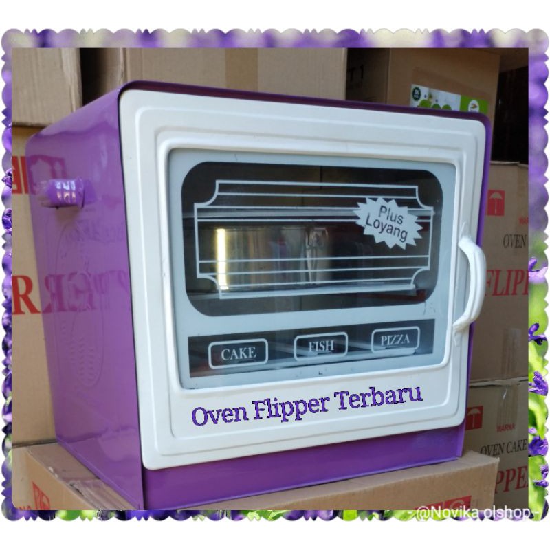 OVEN CAKE FLIPPER WARNA / OVEN TANGKRING / OVEN KOMPOR / OVEN DI ATAS KOMPOR WARNA CANTIIK