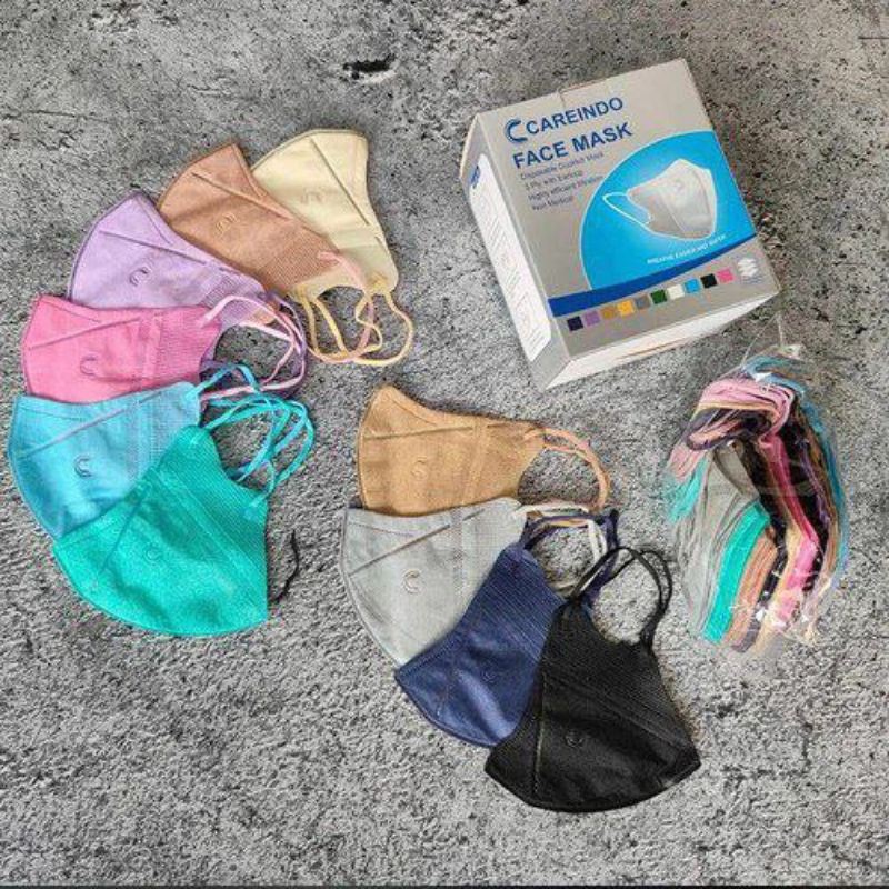 Masker Duckbill Rainbow Careindo