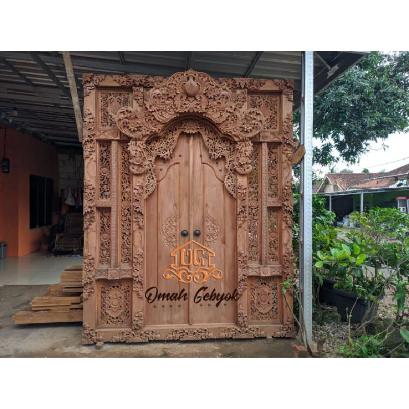 Gebyok Ukiran Bali 2 Meter Pintu bali gebyok Balimurah