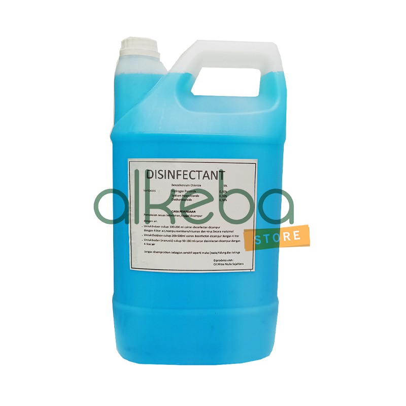 Konsentrat Disinfectant kemasan galon isi 4 Liter - refill Disinfektan