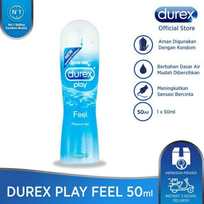 Jual Durex Play Feel Lubricants 100 Ml Cairan Pelumas Seks Sex Bercinta