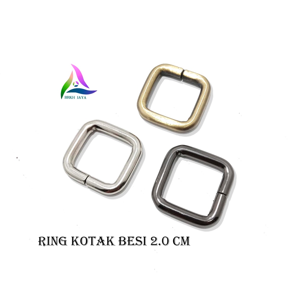 RING KOTAK TAS BESI UKURAN 2.0 CM TEBAL PREMIUM