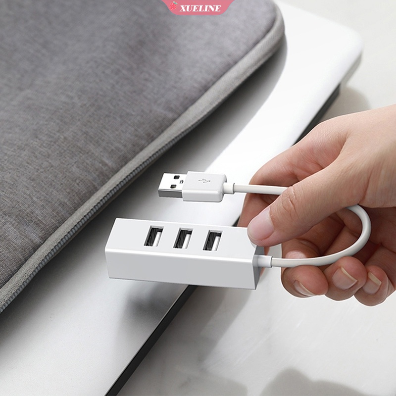 Adapter Splitter 4 Port USB OTG Untuk Huawei Xiaomi Lenovo Macbook PC Komputer
