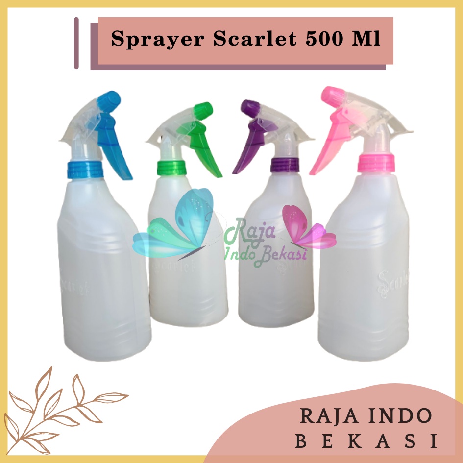 Sprayer Scarlet 500 Ml 1/2 Liter Sprayer Semprotan Air Disinfektan Tanaman Burung Sprayer Semprotan Serbaguna Elektrik Manual Swan Gun - SPRAYER BOTOL SEMPROTAN ASENA 500 ML AIR DISINFEKTAN