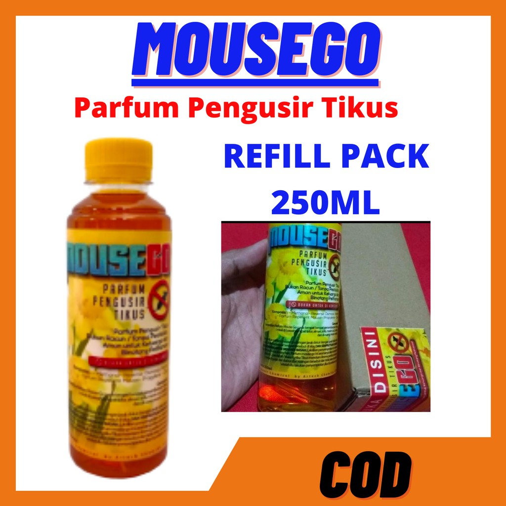 SEMPROT PENGUSIR TIKUS MOUSEGO REFILL(ISI ULANG 250ML)