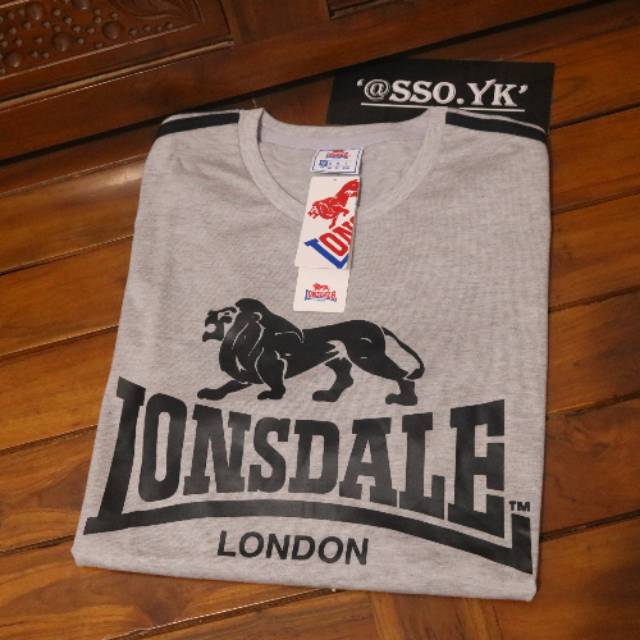 Lonsdale Big Logo T-shirt Grey Original