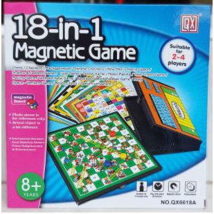 Permainan Keluarga Board Game Magnetic 18 in 1