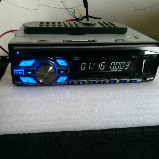 Tape dvd mobil pioneer DVH-345UB single head unit DVD dvh 345ub
