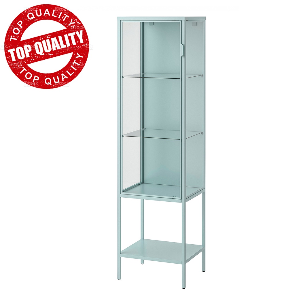 Lemari Pajangan hias kaca tempered minimalis 1 pintu - toscah