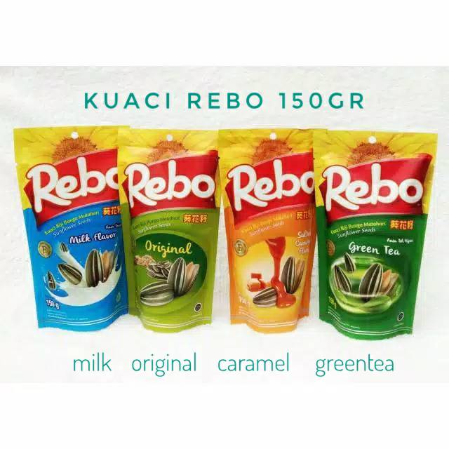 

Kuaci Rebo 150gr Aneka Rasa