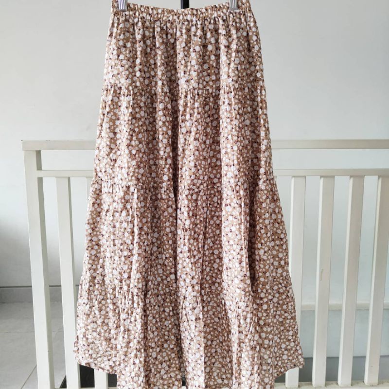 long floral skirt by GU