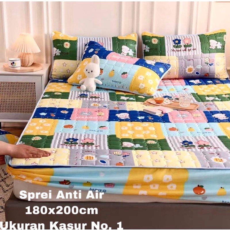 SPREI WATERPROOF UKURAN 180X200X25cm / SPREI ANTI AIR-4