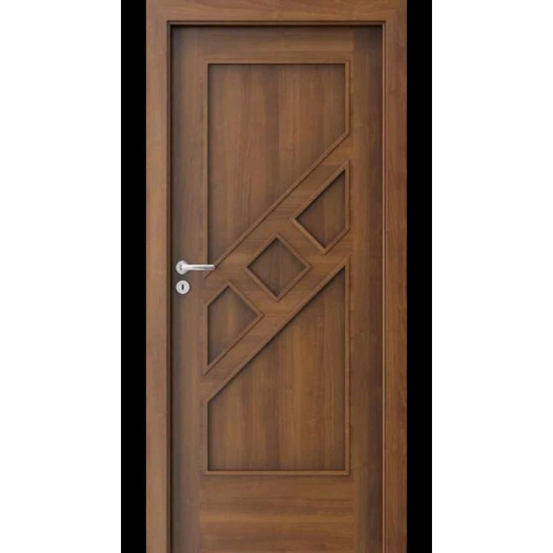 Pintu minimalis modern Kayu Meranti oven