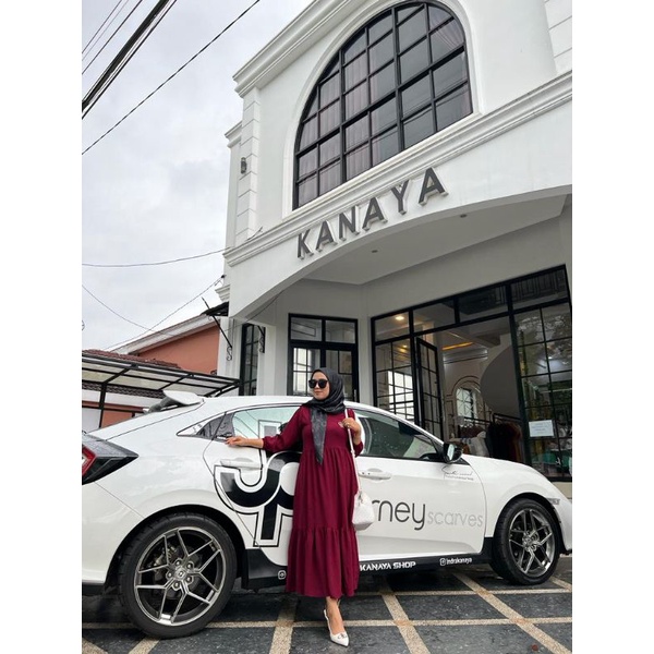Journey READY Stok RIANA MIDI DRESS gamis jp terbaru free Ring hijab