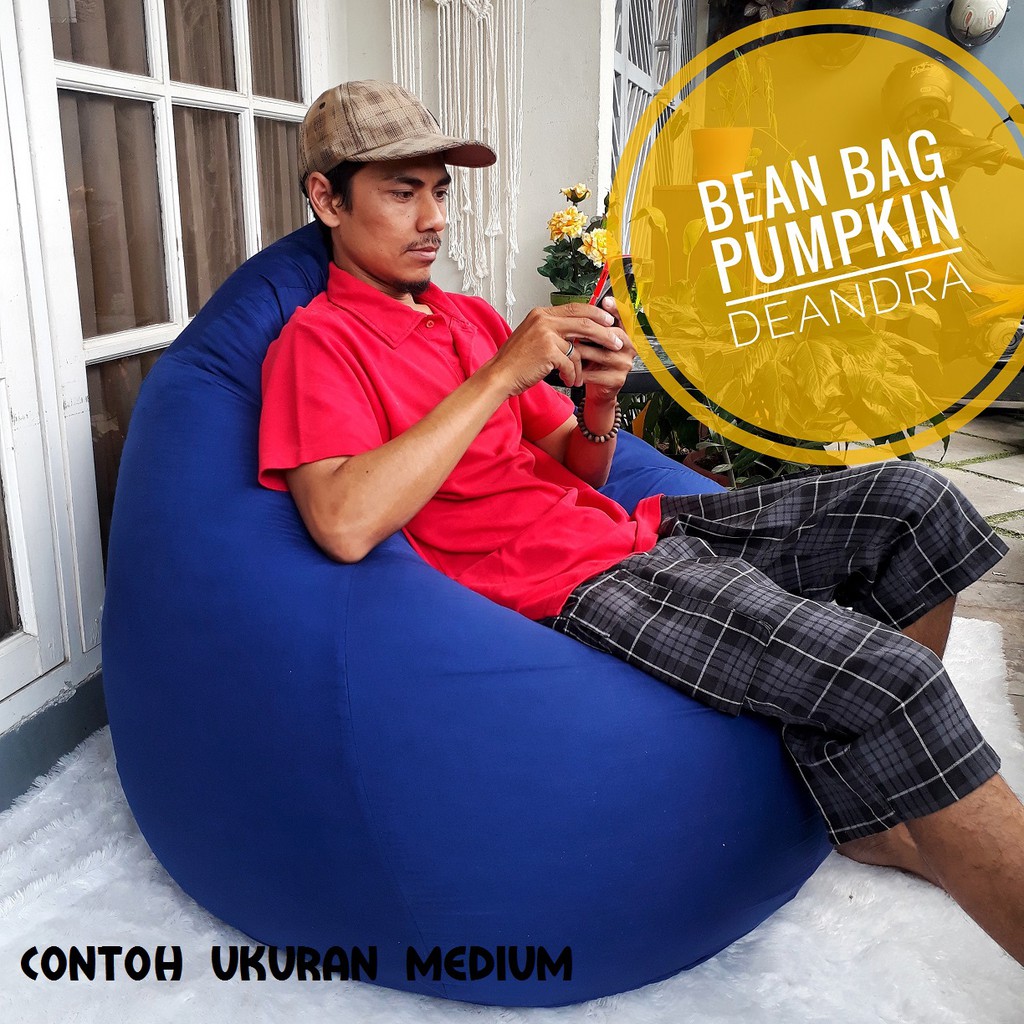 All Bean Bag Pumpkin Bulat Termasuk Isi Styrofoam Mohon Baca Deskripsi Shopee Indonesia