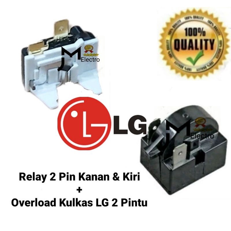 Relay Ptc Overload Kulkas LG 2 Pintu