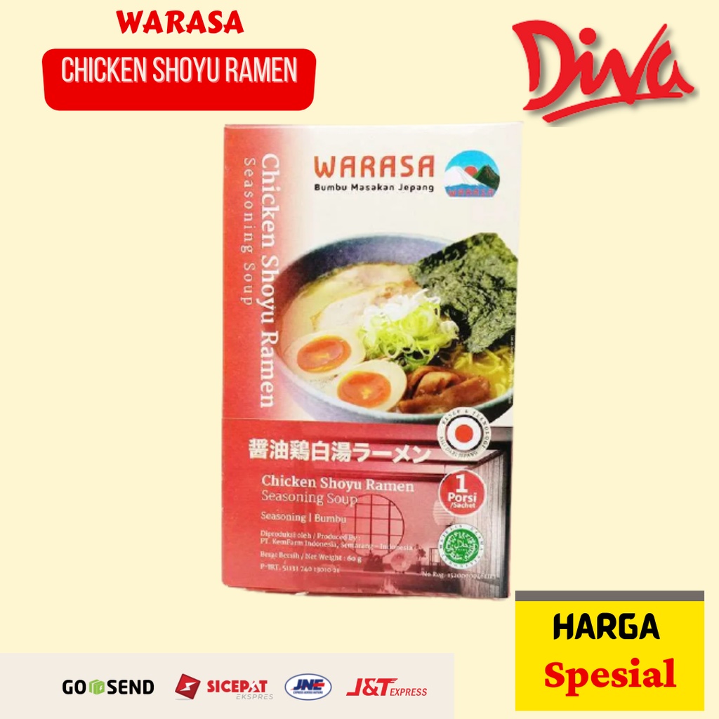

60gr Warasa Chicken Shoyu Ramen / Warasa Ramen