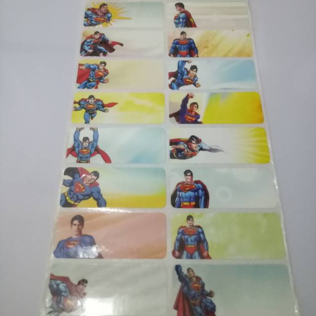 

Label Nama Superman Ukuran L