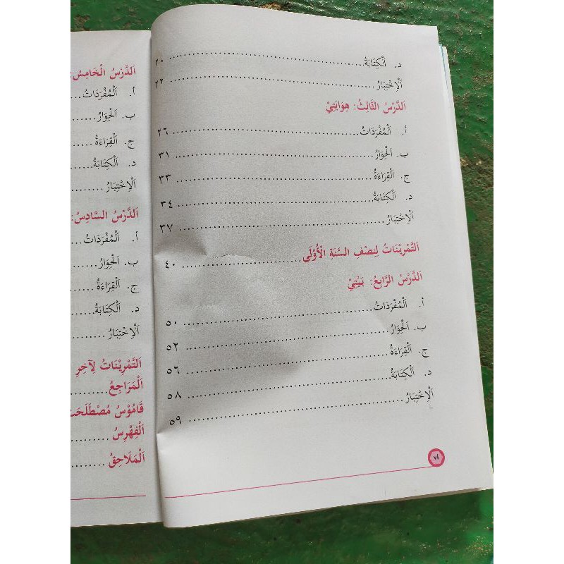 ORI buku teks siswa bahasa Arab k13 kelas 1 penerbit bina pustaka sesuai kma 183