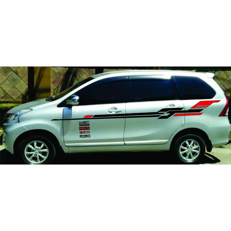 PROMO STIKER MOBIL AVANZA CUTTING STIKER MOBIL AVANZA STRIPING AVANZA KEREN