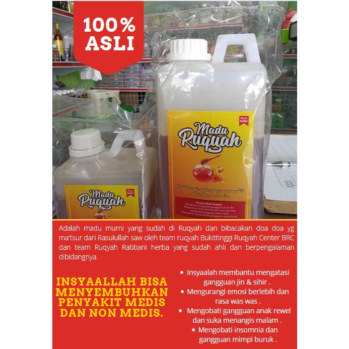 

Madu Ruqyah Sehat dan Asli / Madu obat non medis