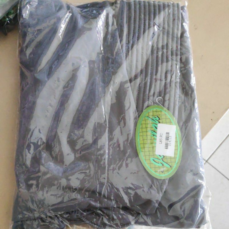 L 85 RC JILBAB BERGO ORIGINAL JAMILAH HIJAB | L 85 RC Tanpa Payet ORIGINAL Size M-Abu tua
