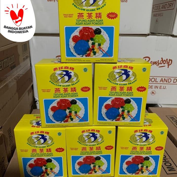 

Agar Agar Swallow Plain 1 Box Isi 12 Sachet