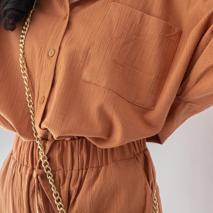 Silvertote Apparel Pakaian Wanita Rocco Set Pants-7