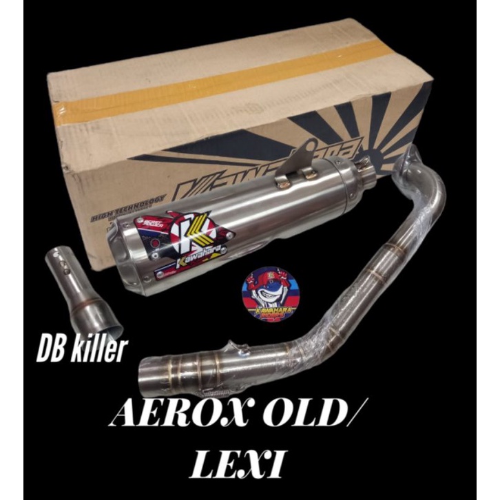 KENALPOT RACING KAWAHARA ORIGINAL AEROX OLD LEXI TIPE EX GT PRO