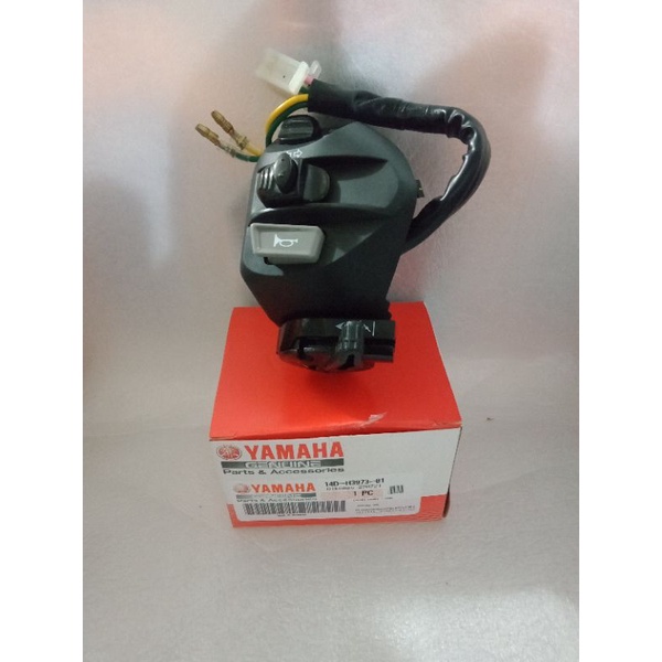 saklar holder kiri Mio soul karbu lama asli ori Yamaha 14D-H3973-01