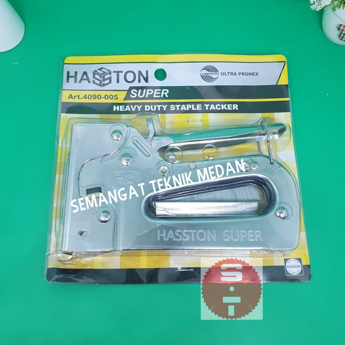 

STAPLES HEKTER GUN TACKER TEMBAK MANUAL GUN HASSTON SUPER ULTRA PROHEX