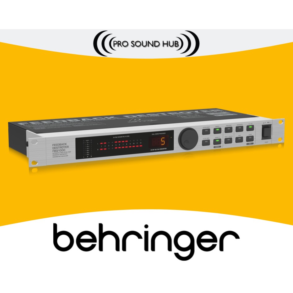 Behringer FBQ1000 FBQ-1000 FBQ 1000 Anti Feedback Destroyer Storing