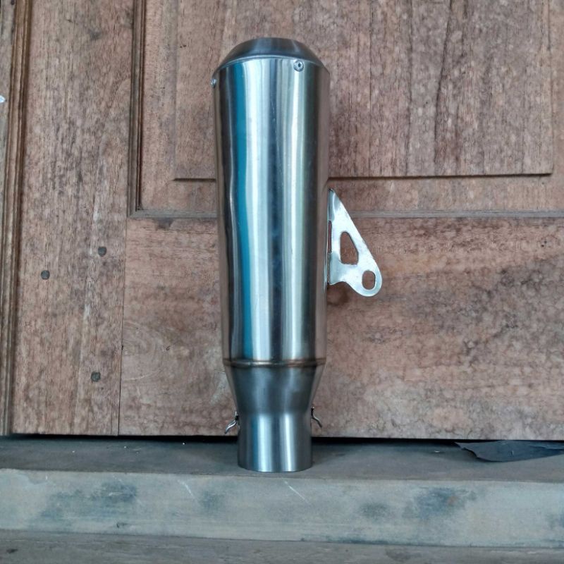 slincer knalpot racing polos universal inlet 50mm  model cld rob1 gp17 20 cm tabung 50 mm gp 17 gp17