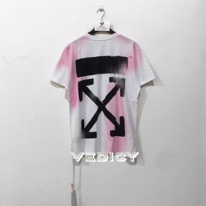 KAOS WANITA  KAOS BAJU OFF WHITE TEE OFFWHITE GALAXY MACAU GRADE AUTHENTIC 1:1 ORI {PRODUK