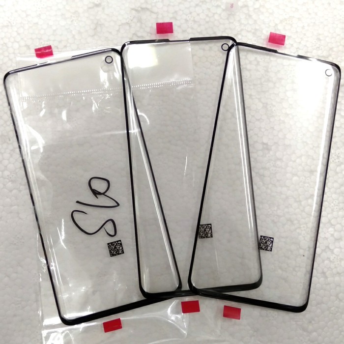 Kaca TouchScreen Digitizer TS Kaca Layar Sentuh Kaca Depan LCD Samsung S10