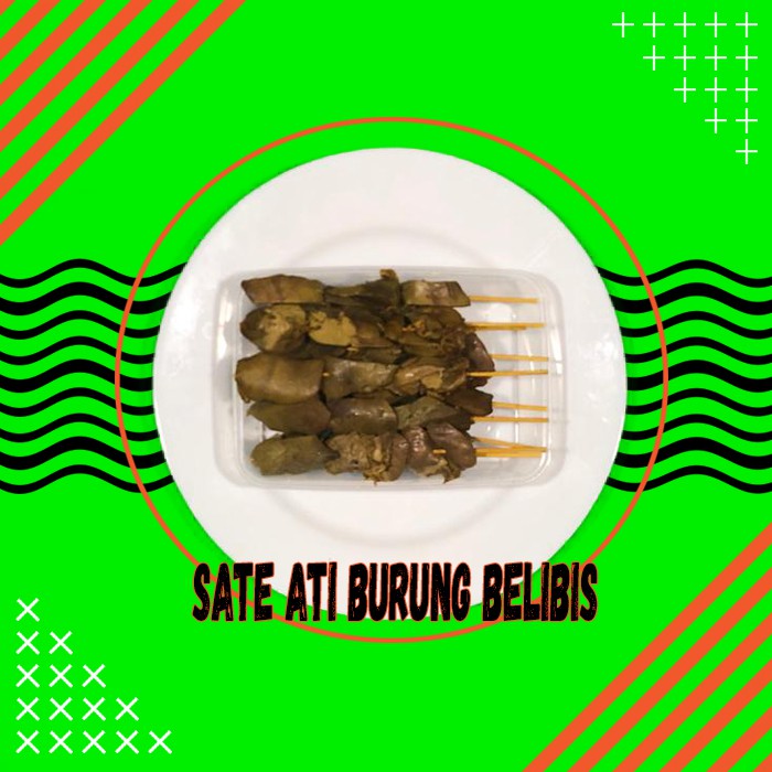 

Sate Ati Burung Belibis isi 10