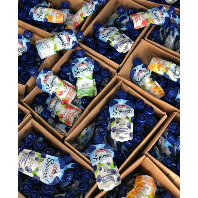 Cimory squeeze 120ml 1paket 10pcs + bonus yogurt stik 1pcs