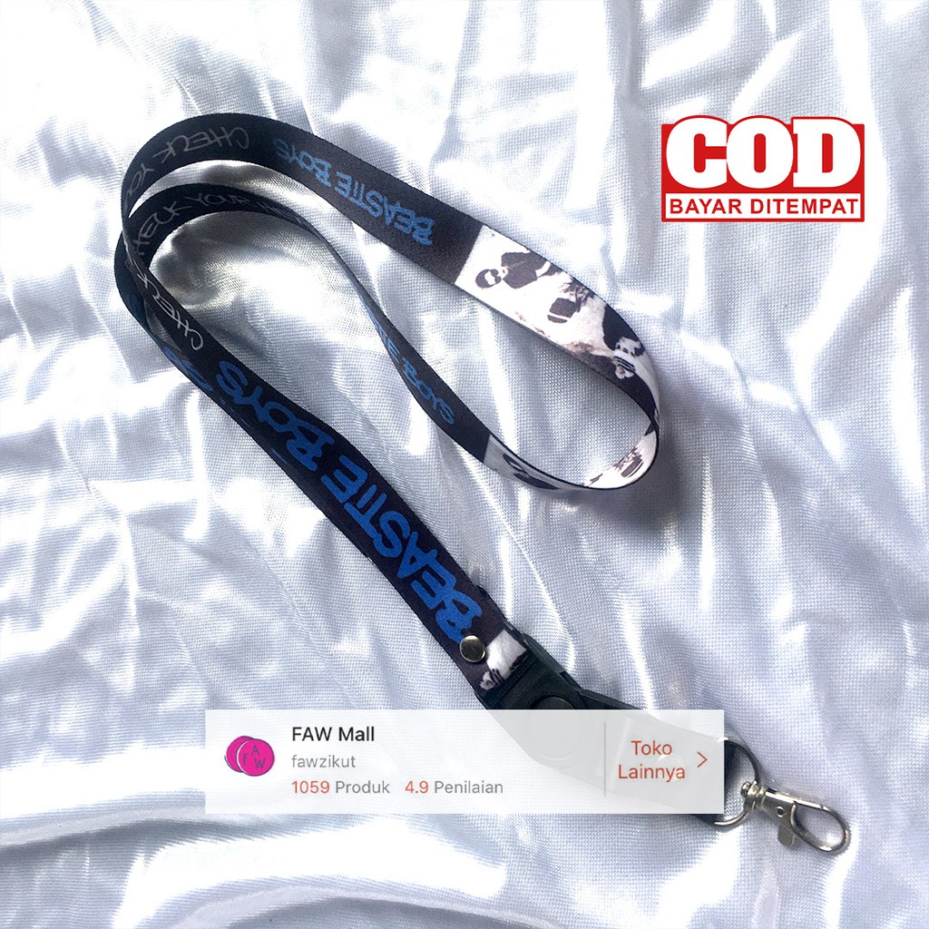 

Tali ID Card Beasty Boys / Tali Landyard Band Punk