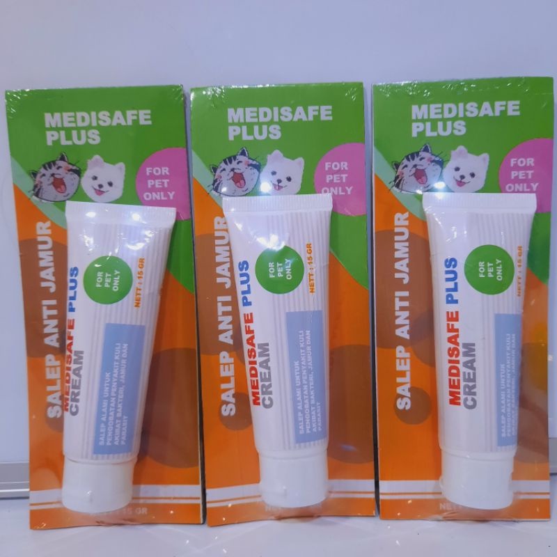 medisafe plus cream 15gr salep kulit hewan