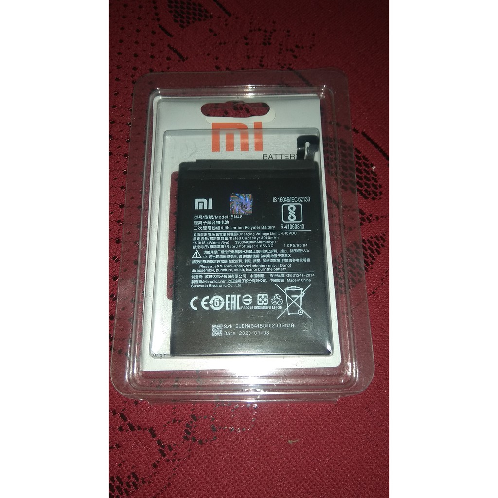 Baterai Batrai Batray Xiaomi Redmi Note 6 Pro BN48
