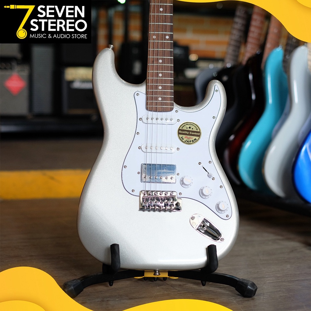 Bacchus BST-2R BST2R HSS Silver Universe Series Stratocaster