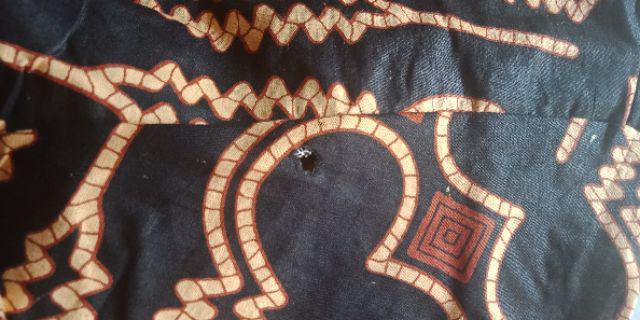 Couple Gamis Batika Parang Black Sarimbit Gamis Batik Kombinasi Long Dress Klok Seragam Pesta Muslim