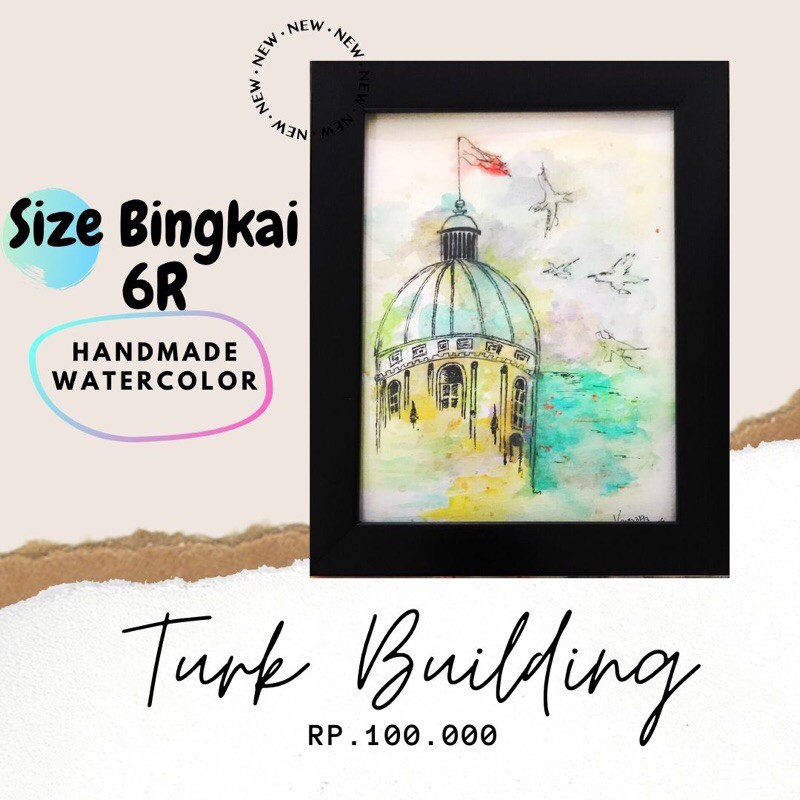 

Lukisan Watercolor - Turk Building