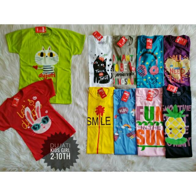 Kaos dujati kids girl 2-10th