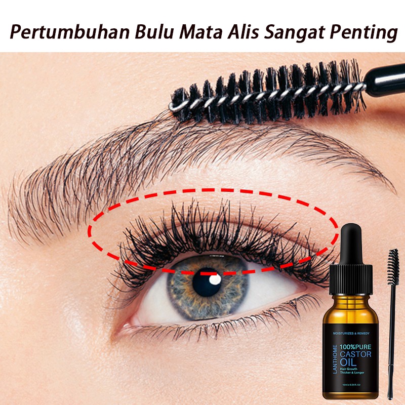 Serum Bulu Mata Dan Alis Eyelash Serum 10ml Serum Bulu Mata Alami Cairan Pertumbuhan Bulu mata, Pertumbuhan Bulu Mata Cepat