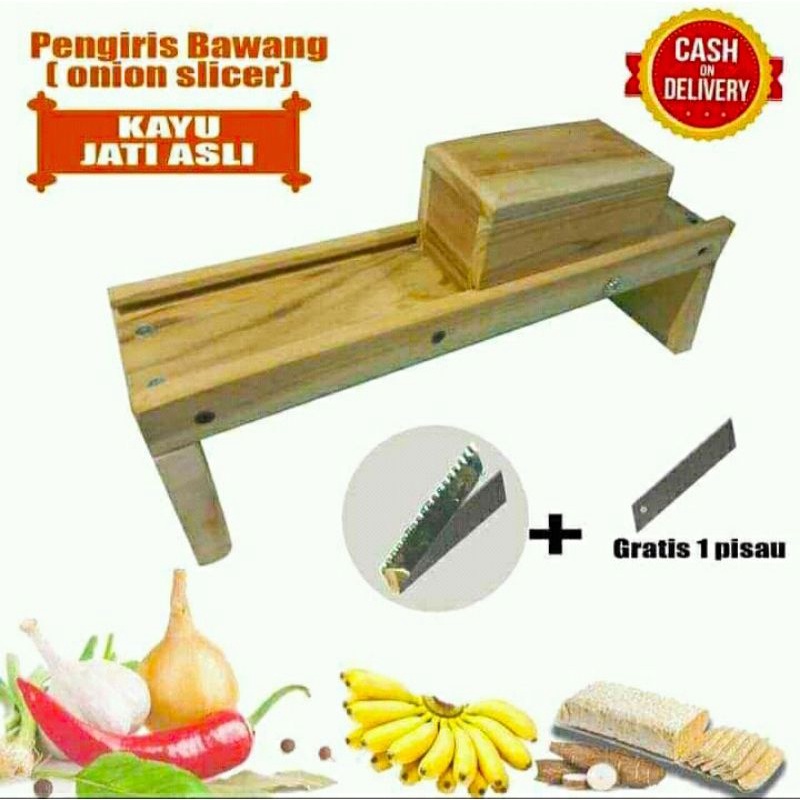 PROMO... Pengiris bawang pemotong bawang iris bawang pengiris keripik