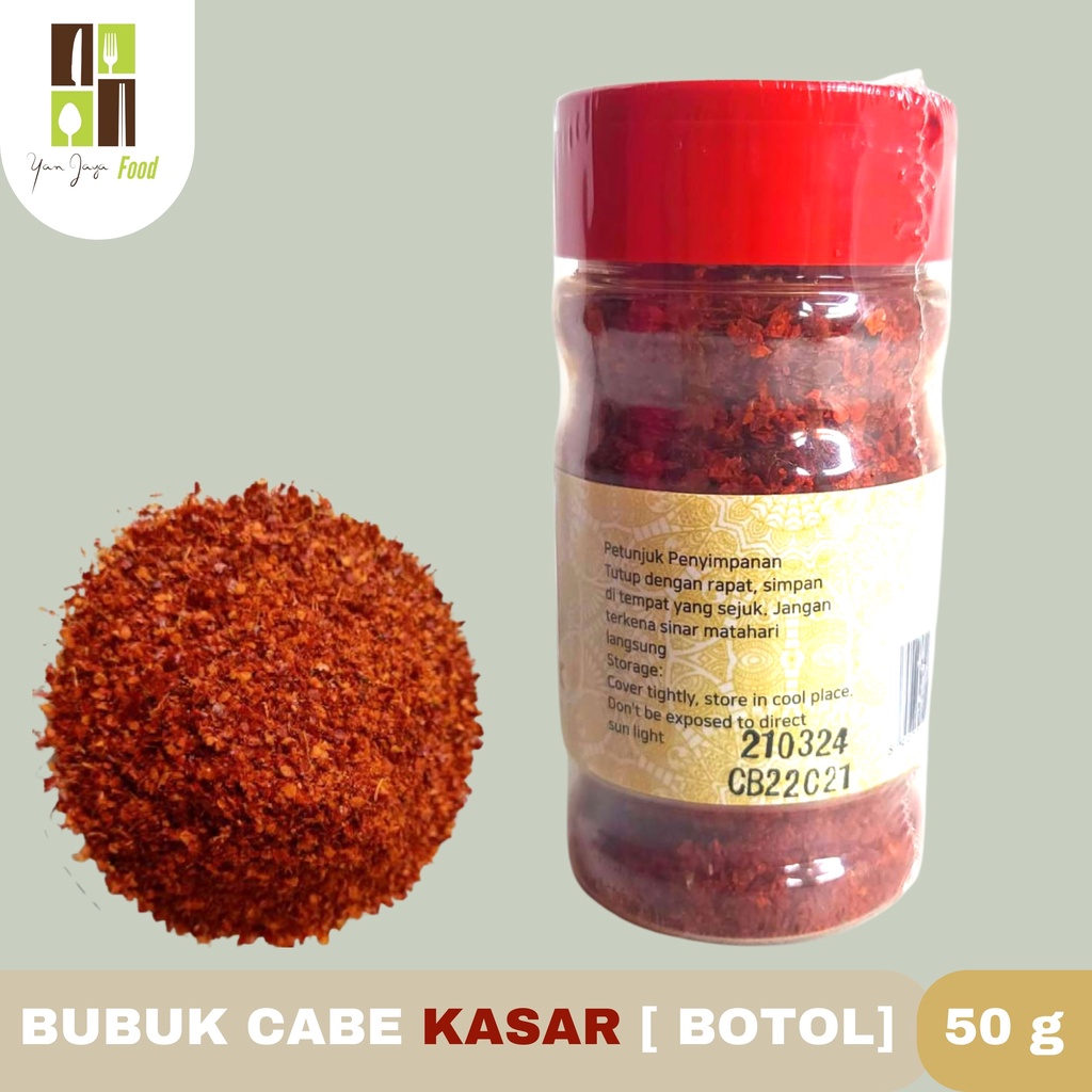 Bubuk Cabe Kasar / Chili Powder Korea 50g Kemasan Botol